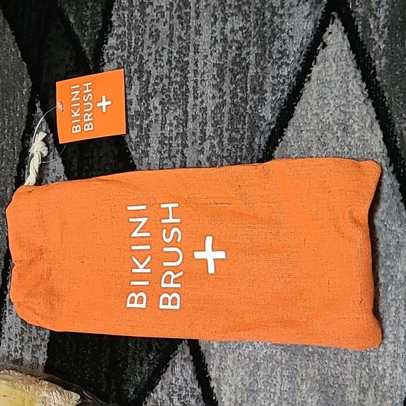 THE ALL NATURAL SISAL WET DRY BODY BIKINI BRUSH & POUCH PRICE FIRM - Picture 5 of 7